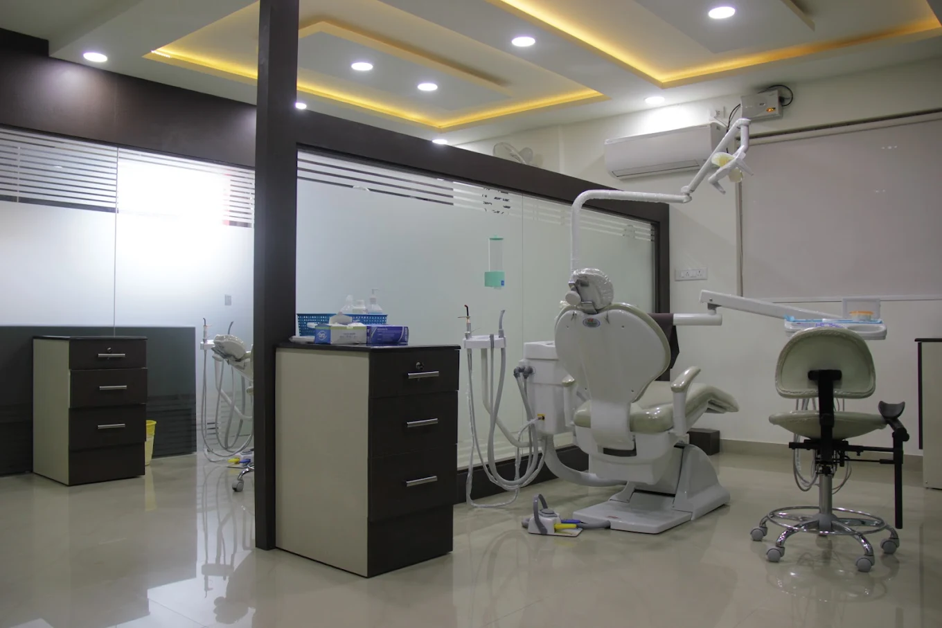 Modern dental clinic interior
